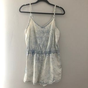 Acid Wash Romper
